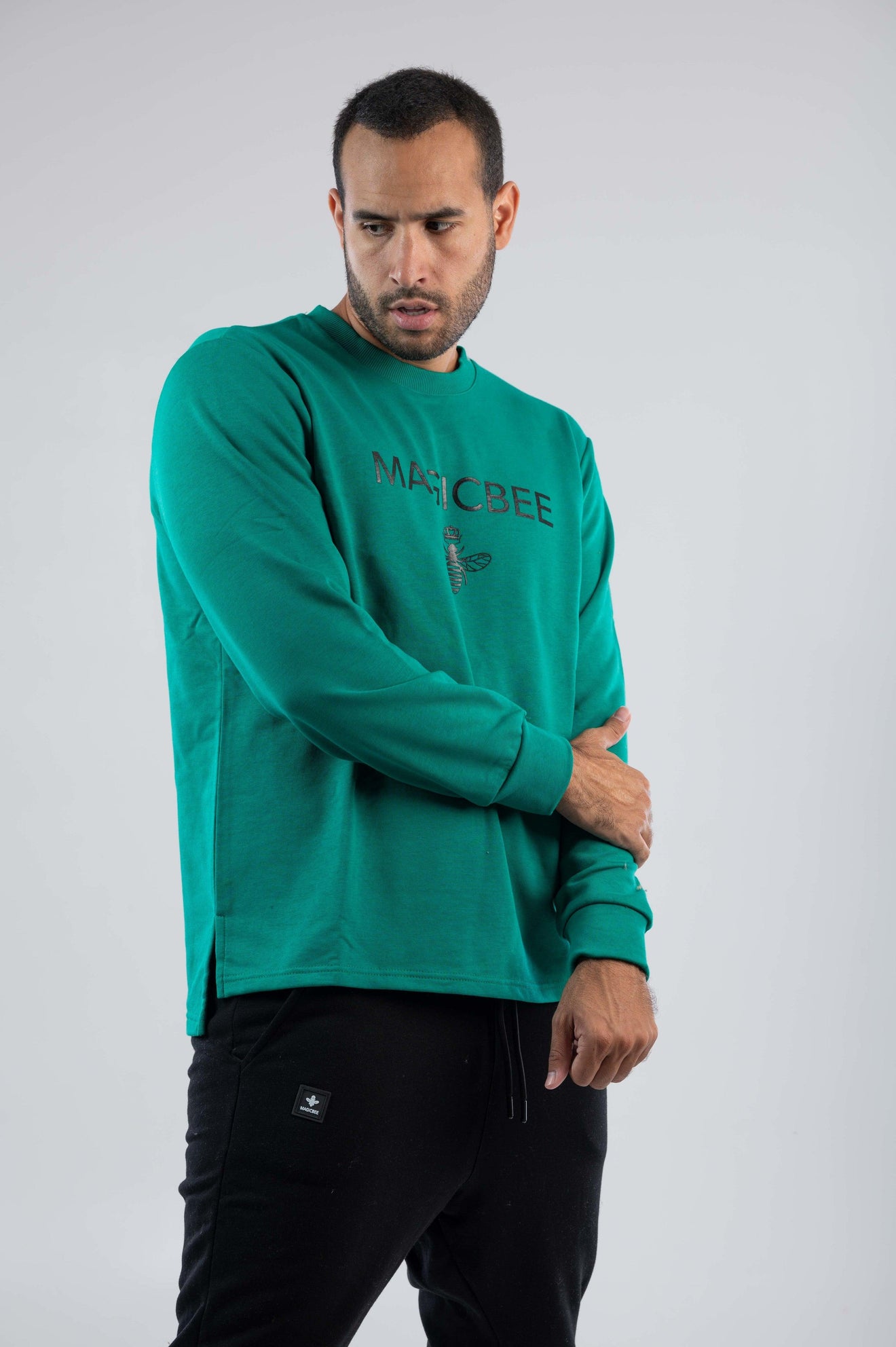 MagicBee Classic Logo Sweatshirt - Green Pao - magicbee-clothing