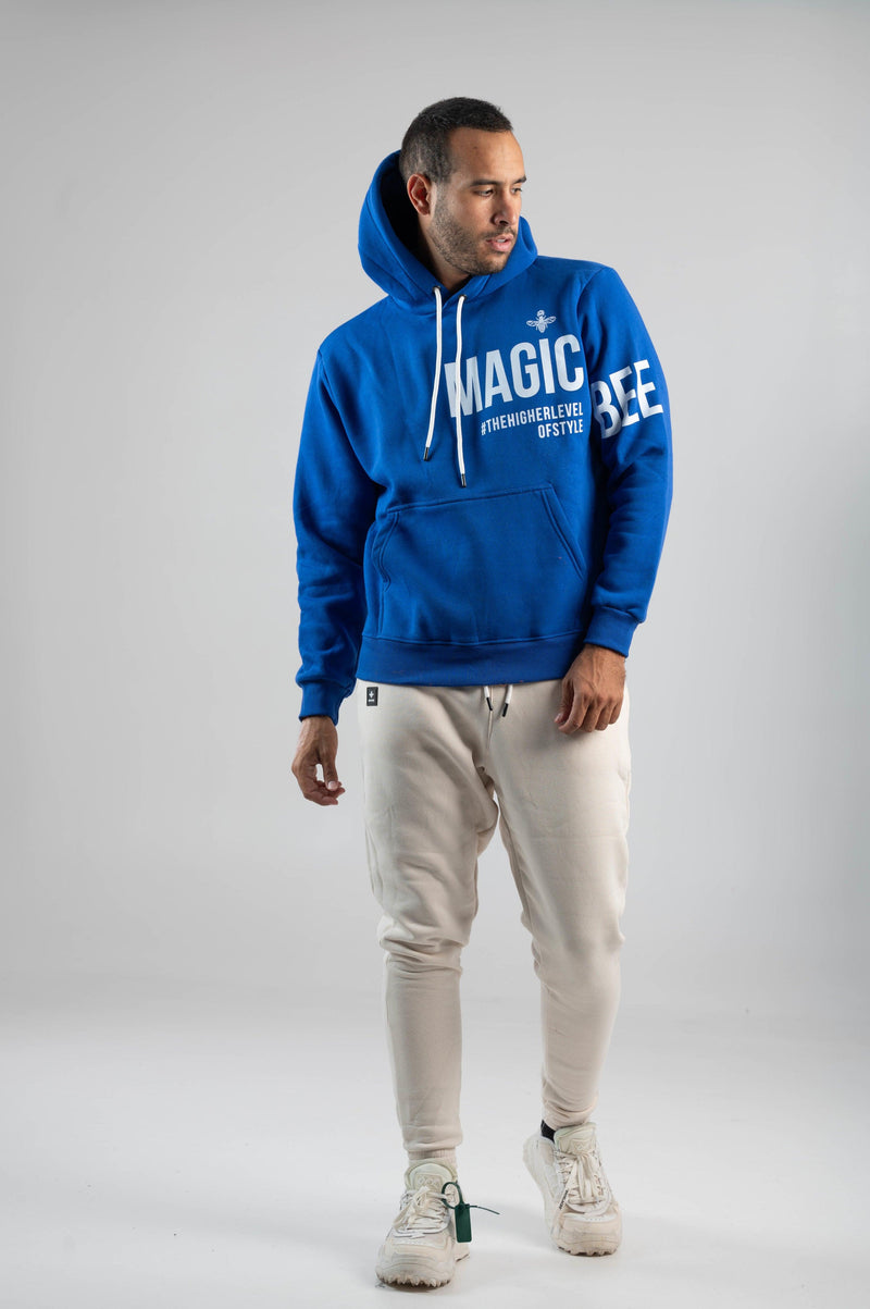 MagicBee Sleeves Logo Hoodie - Royal Blue