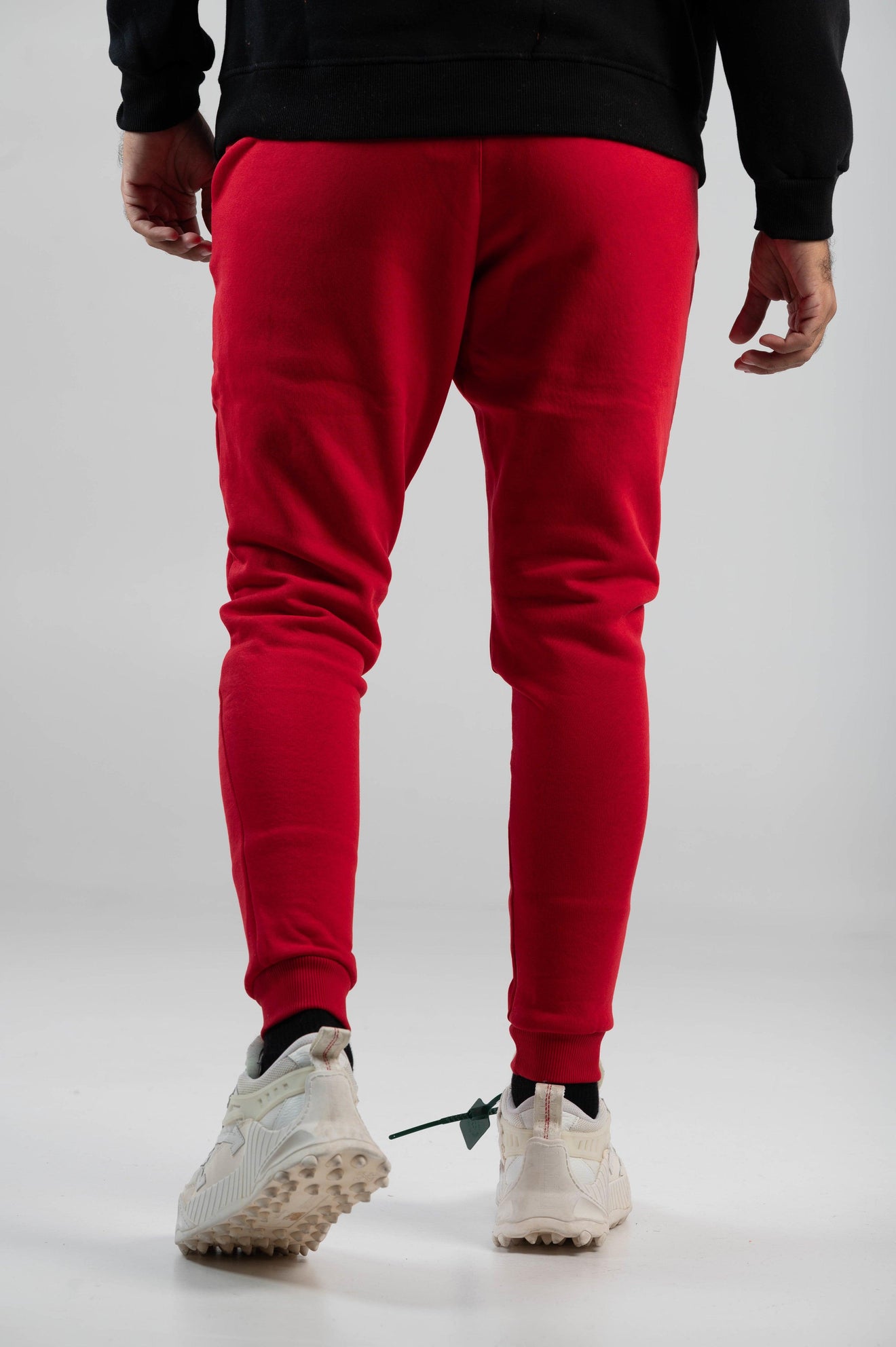 MagicBee Side Rib Pants - Red - magicbee-clothing