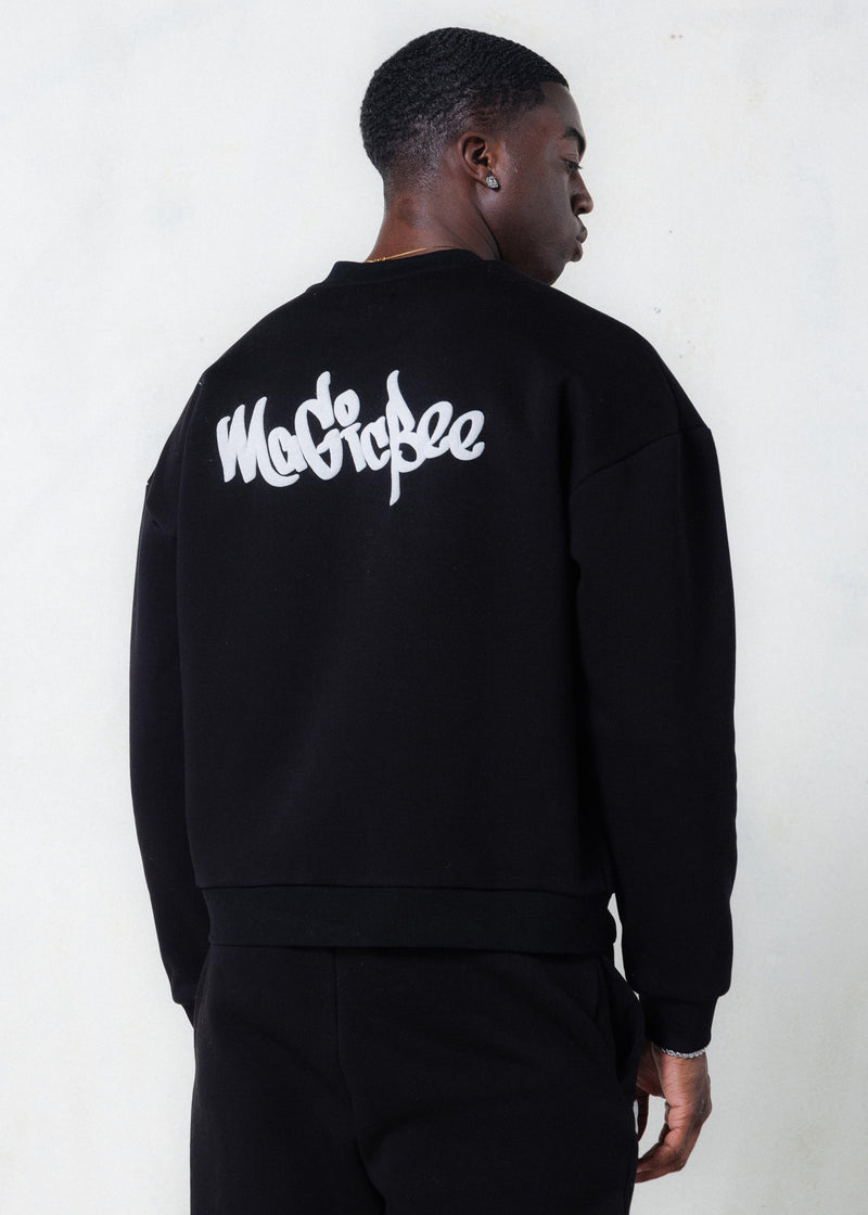 MagicBee Multi Layered Logo Print - Black