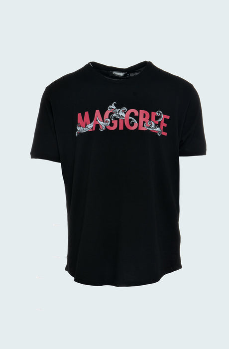 MagicBee Baroque Logo Tee - Black