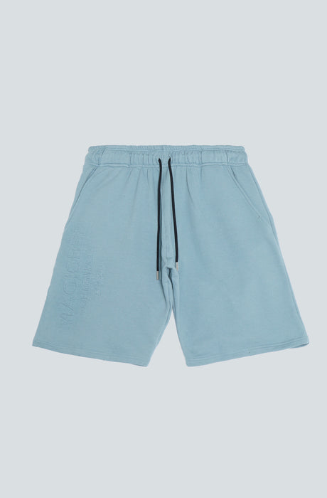 MagicBee Originals Embossed Logo Shorts - Light Blue