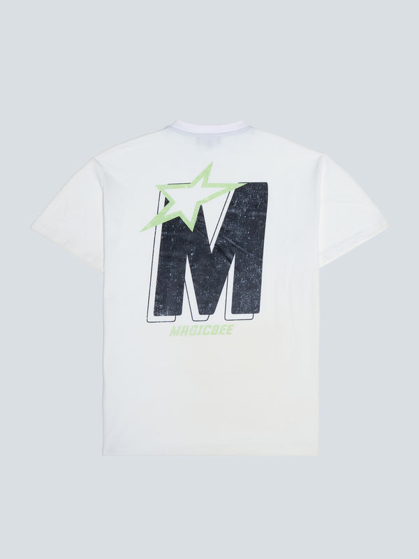 MagicBee Back Star Logo - Off White