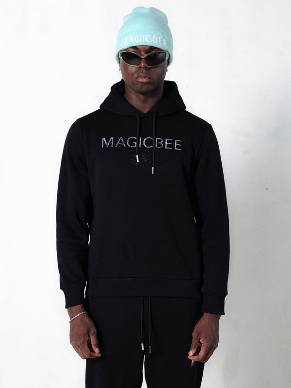 Sweat à capuche classique MagicBee - Bleu foncé