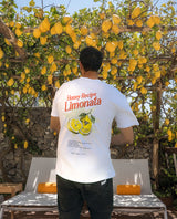 MagicBee Unisex Oversized Limonata Tee - White (Limited Edition)