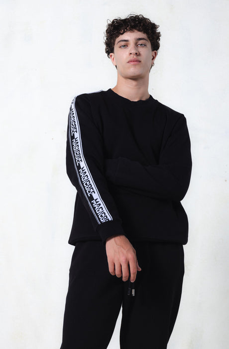 MagicBee Side Tape Sweatshirt - Black