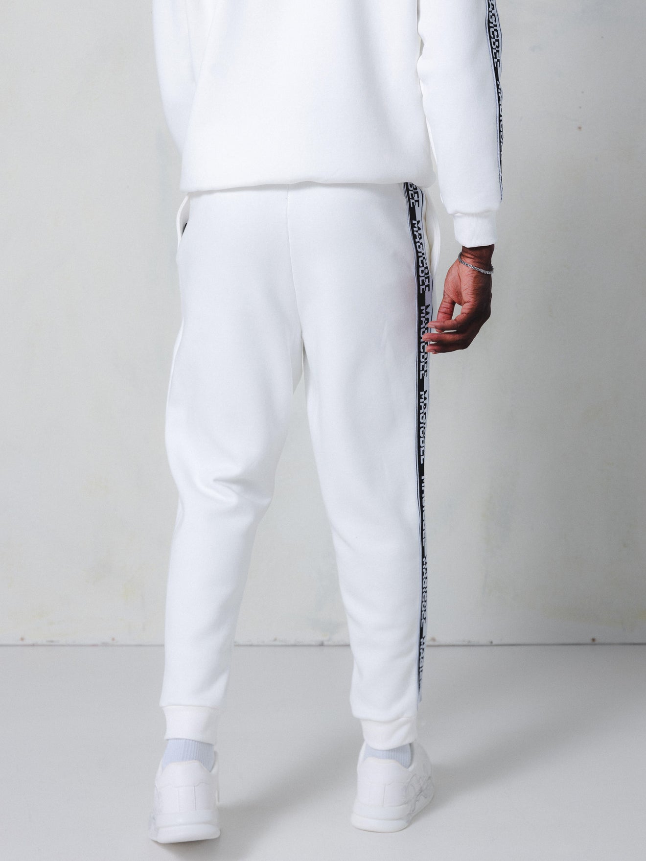 MagicBee Side Tape Pants - Off White