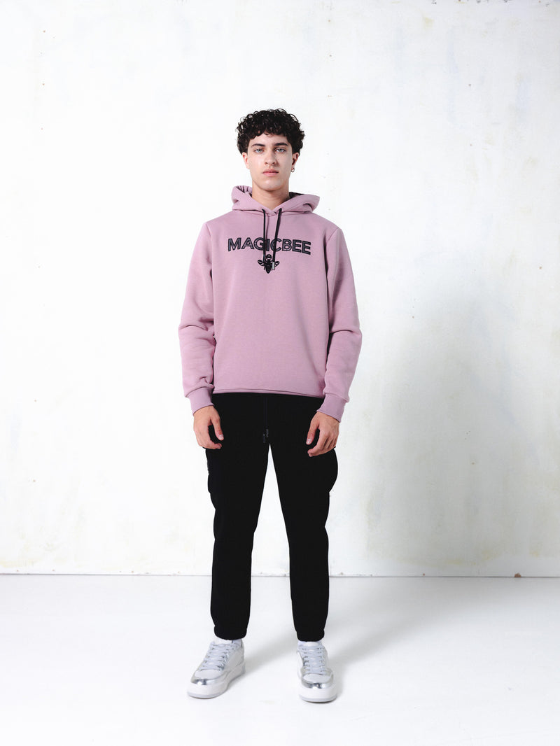 MagicBee Essential Logo Hoodie - Dusty Rose