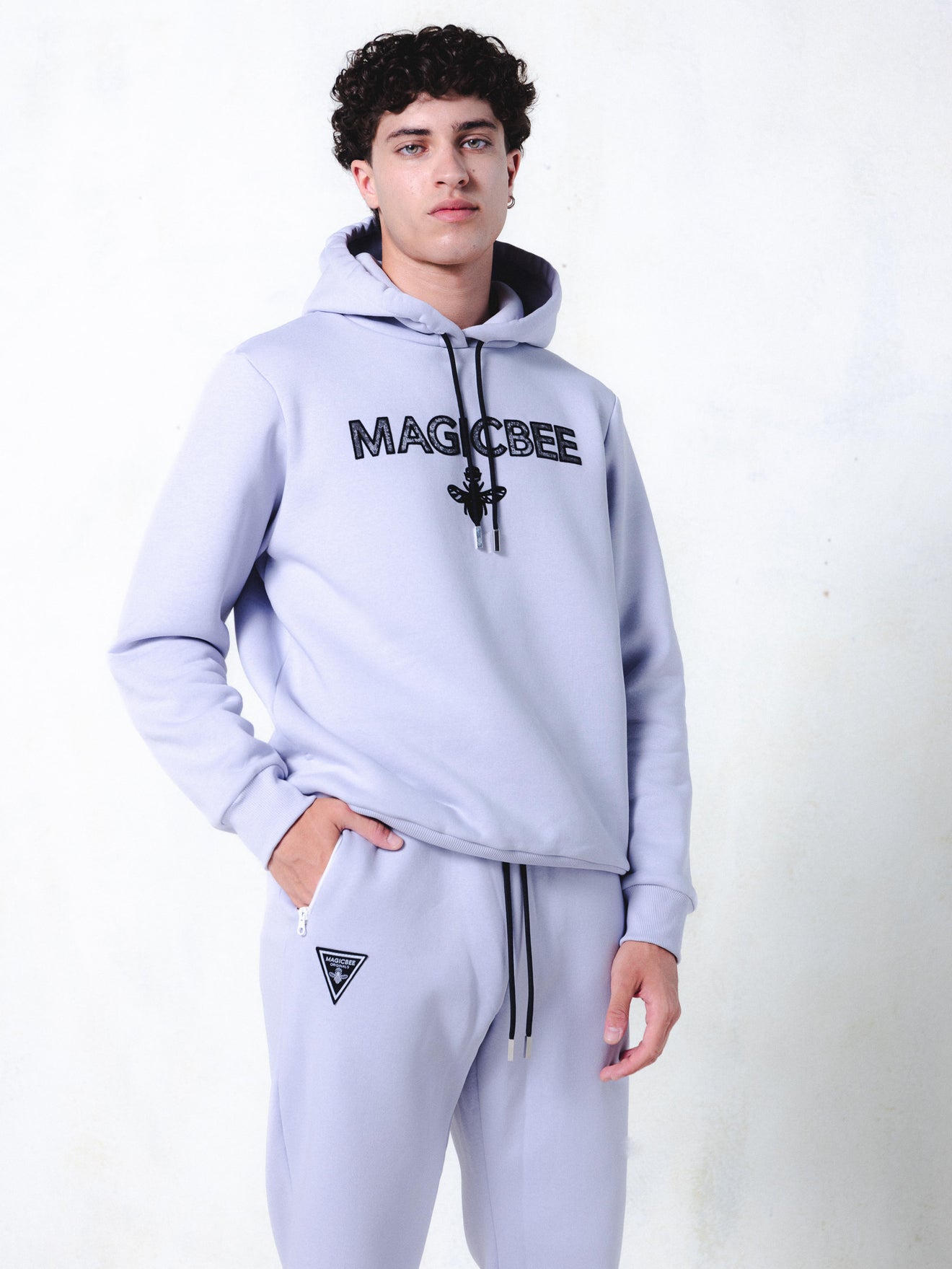 MagicBee Essential Logo Hoodie - Ice