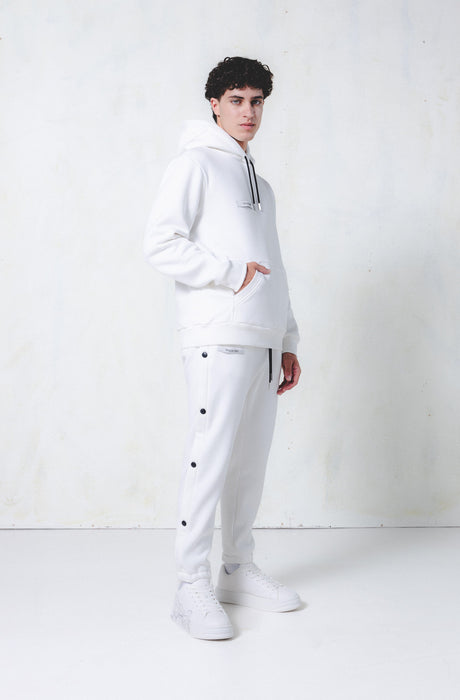 MagicBee Grosgrain Logo Pants - Off White