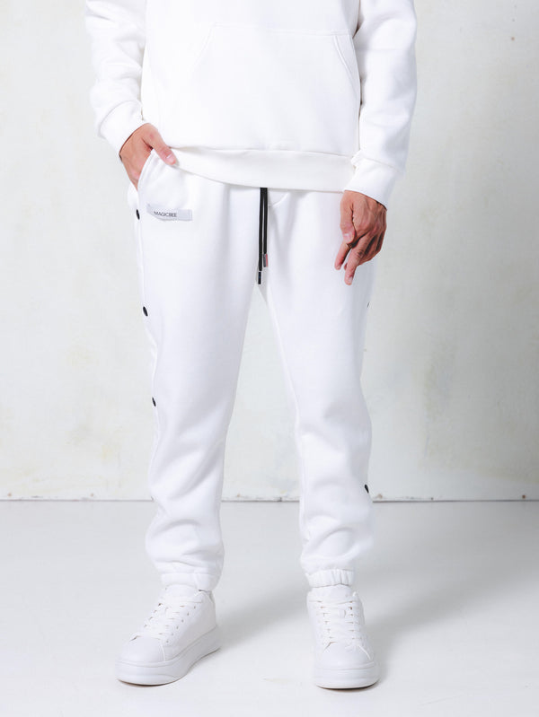 MagicBee Grosgrain Logo Pants - Off White