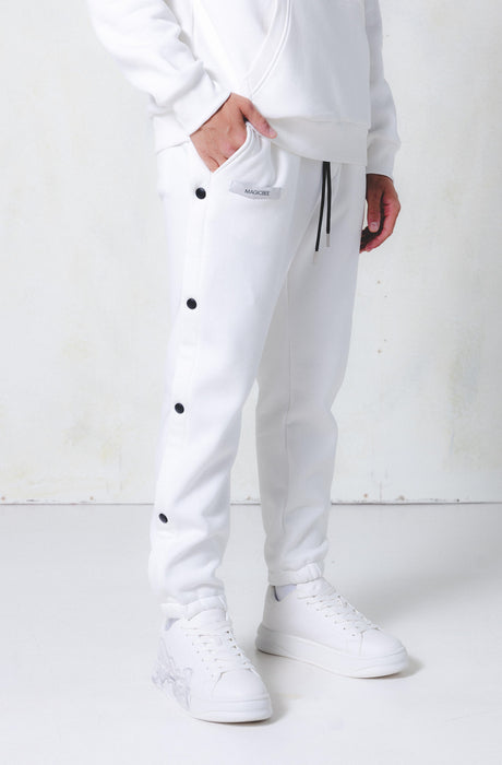 MagicBee Grosgrain Logo Pants - Off White