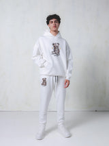 MagicBee Teddy Bear Hoodie - Off White