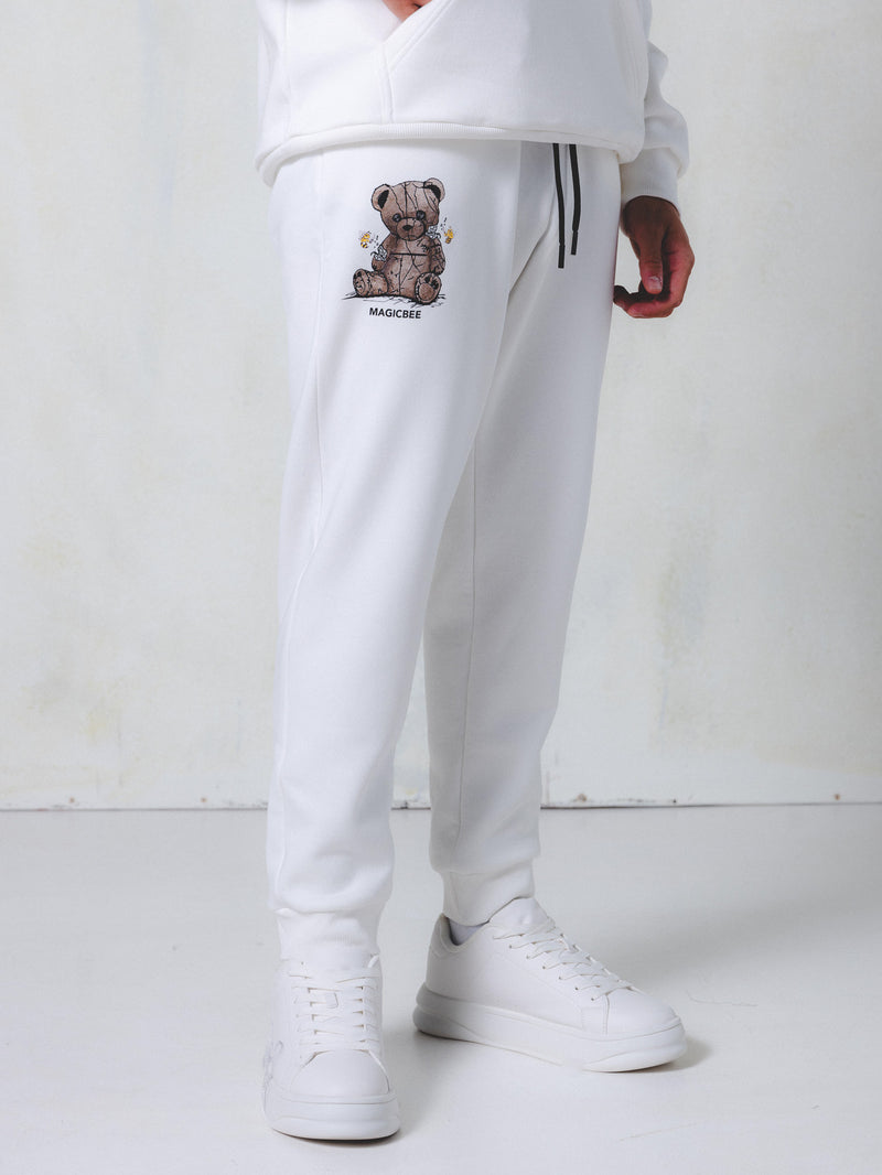 MagicBee Teddy Bear Pants - Off White