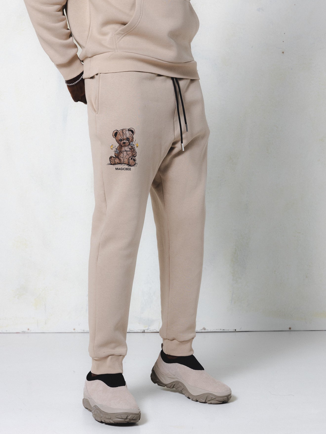 MagicBee Teddy Bear Pants - Beige