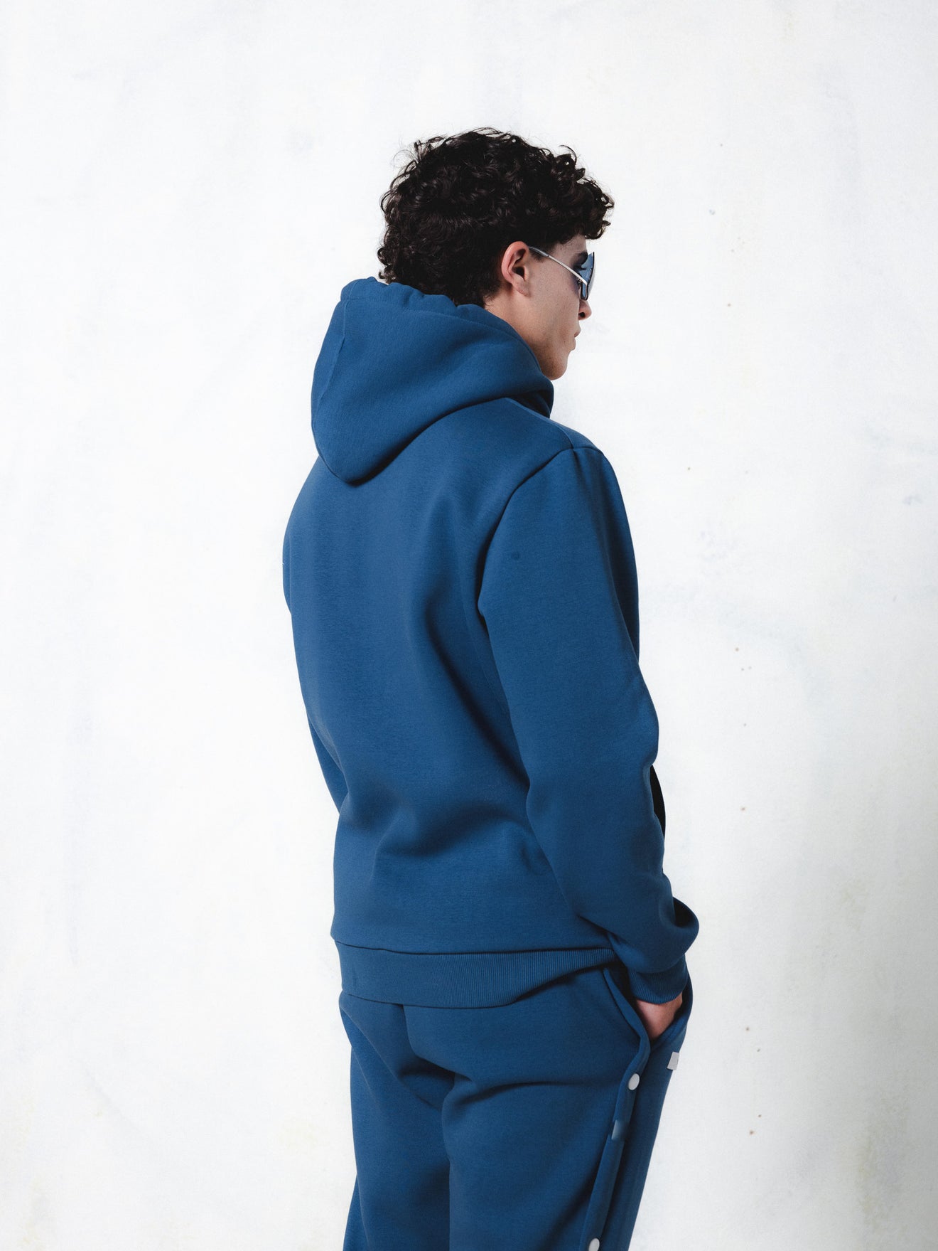 MagicBee Grosgrain Logo Hoodie - Petrol