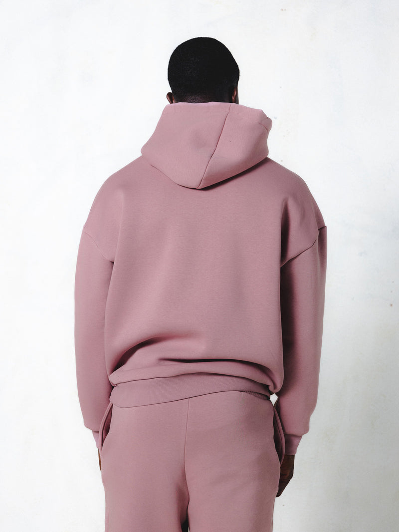 MagicBee Teddy Bear Hoodie - Dusty Rose