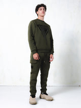 MagicBee Cargo Matt Logo Pants - Khaki