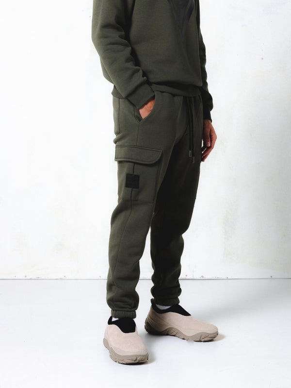 MagicBee Cargo Matt Logo Pants - Khaki