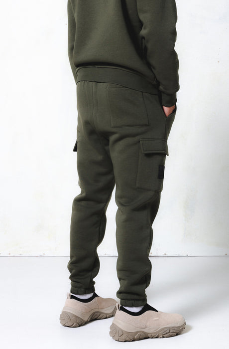 MagicBee Cargo Matt Logo Pants - Khaki