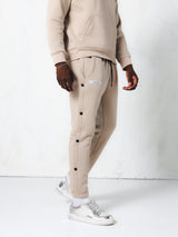 MagicBee Grosgrain Logo Pants - Beige