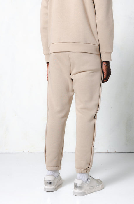 MagicBee Grosgrain Logo Pants - Beige