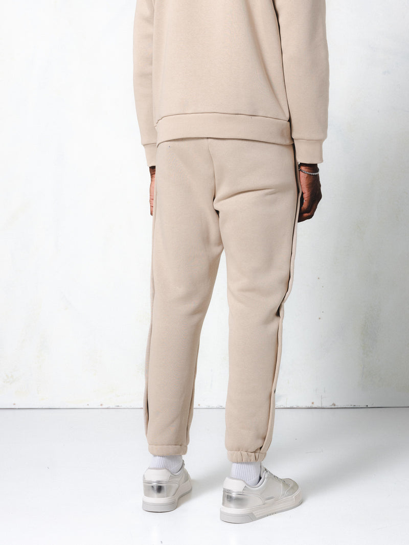 MagicBee Grosgrain Logo Pants - Beige