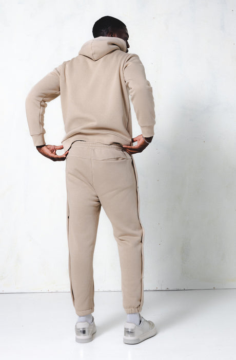 MagicBee Grosgrain Logo Pants - Beige