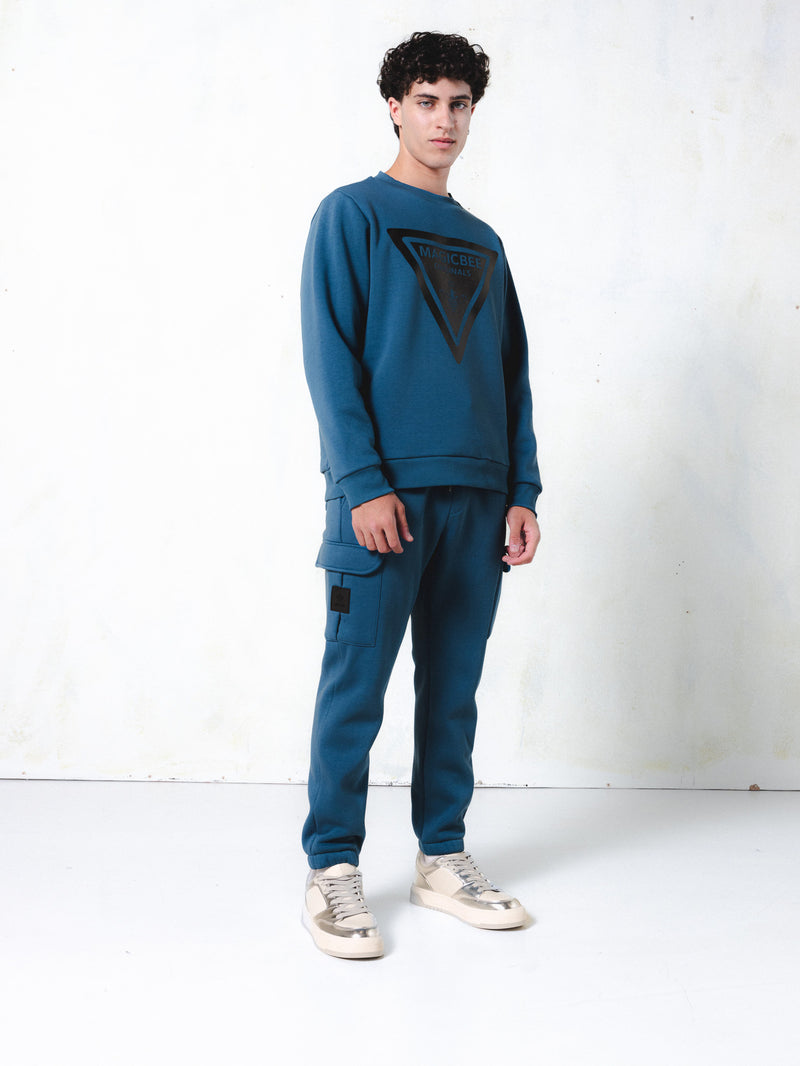 MagicBee Vertical Logo Sweatshirt - Petrol