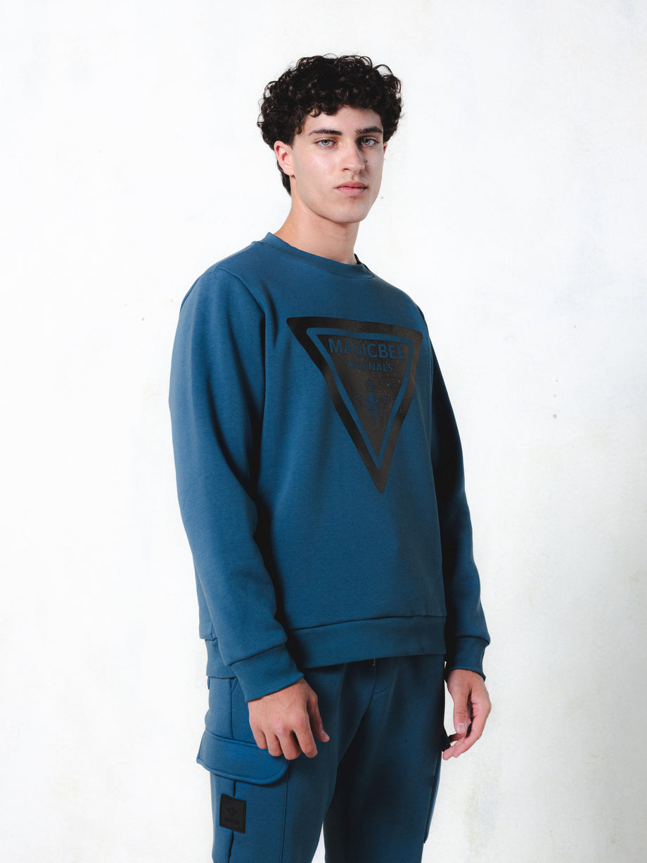 MagicBee Vertical Logo Sweatshirt - Petrol