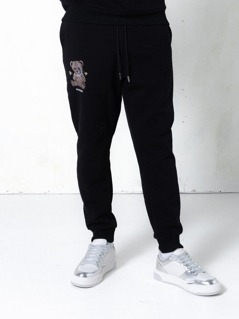 MagicBee Teddy Bear Pants - Black