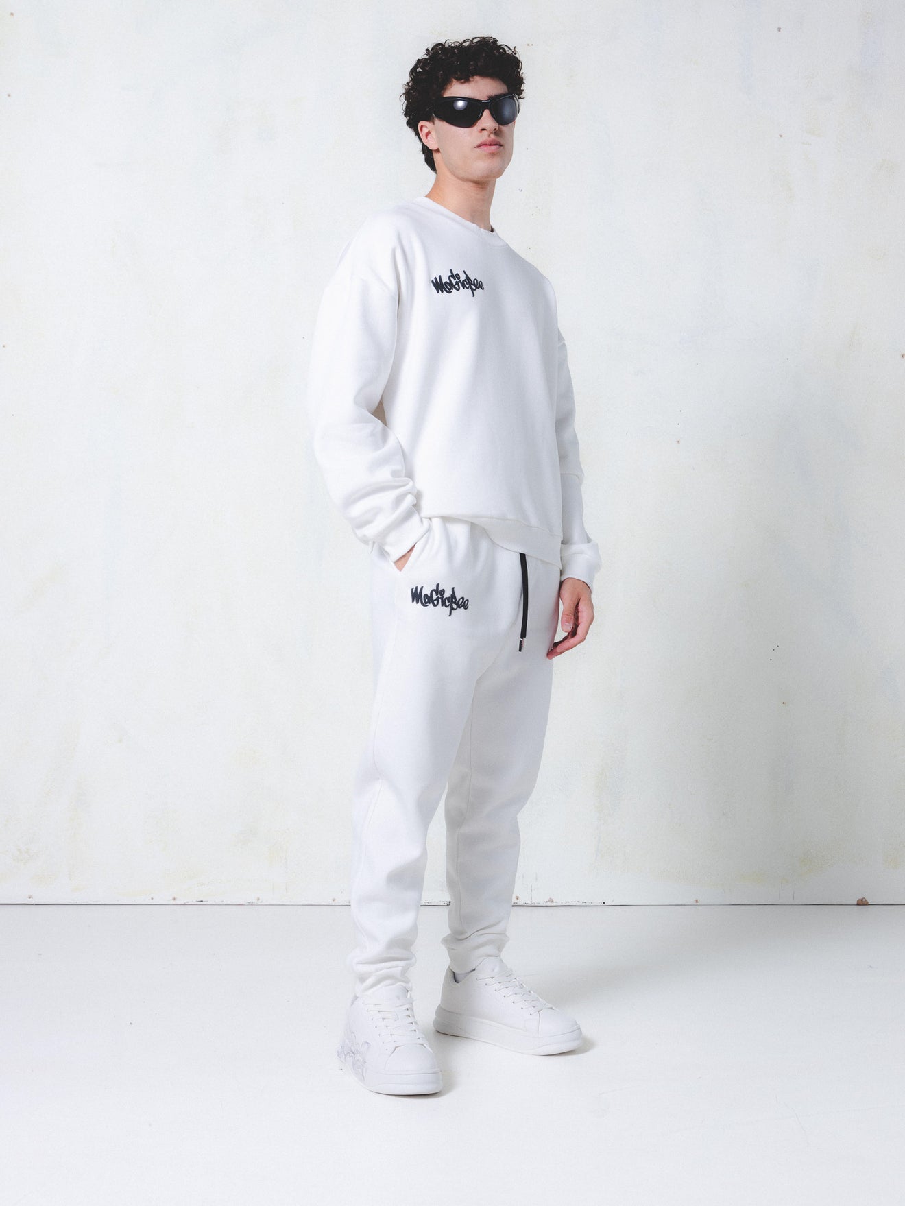 MagicBee Multi Layered Logo Print - Off White