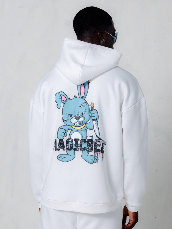 MagicBee Bad Bunny Hoodie - Off WHite