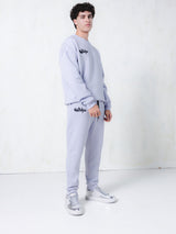 MagicBee Multi Layered Logo Print Pants - Ice