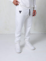 MagicBee Zip Logo Pants - Off White