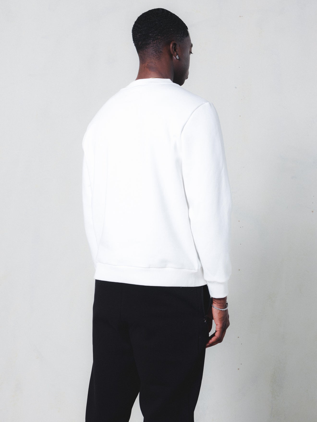 MagicBee Vertical Logo Sweatshirt - Off White