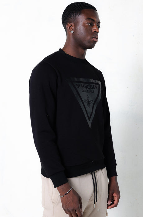 MagicBee Vertical Logo Sweatshirt - Black