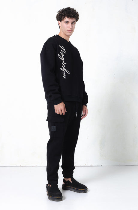 MagicBee Cord Signature Sweatshirt - Black