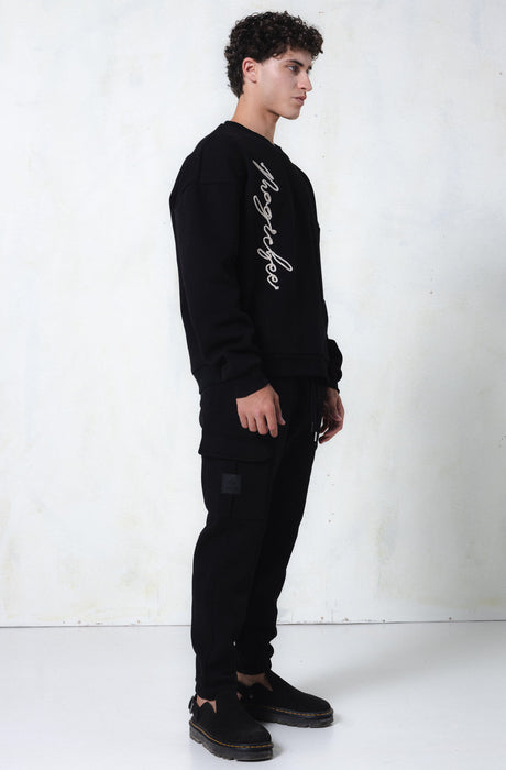 MagicBee Cord Signature Sweatshirt - Black