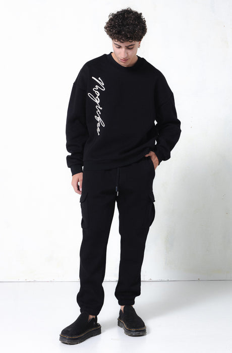 MagicBee Cord Signature Sweatshirt - Black