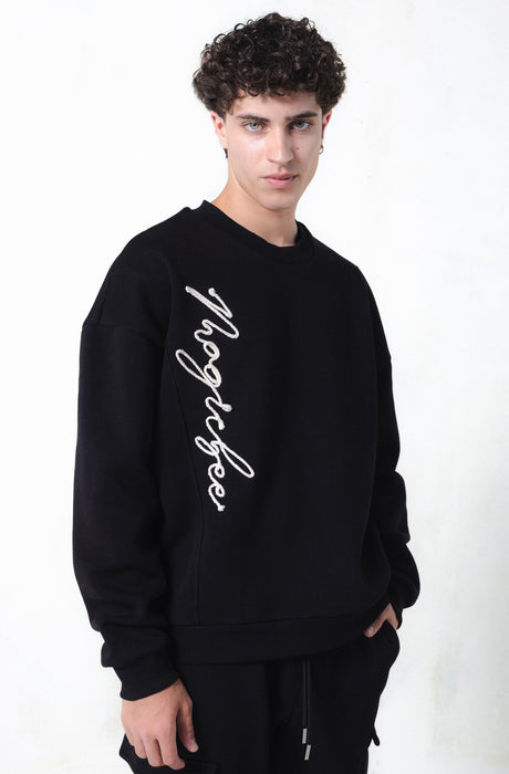 MagicBee Cord Signature Sweatshirt - Black