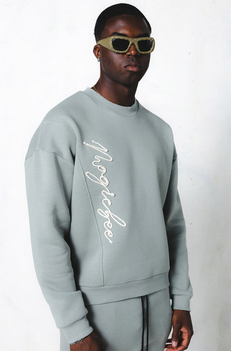 MagicBee Cord Signature Sweatshirt - Oil Green