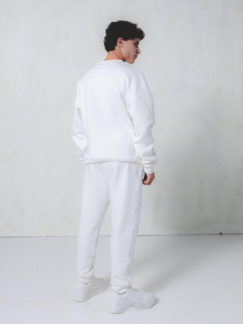 MagicBee Cord Signature Sweatshirt - Off White