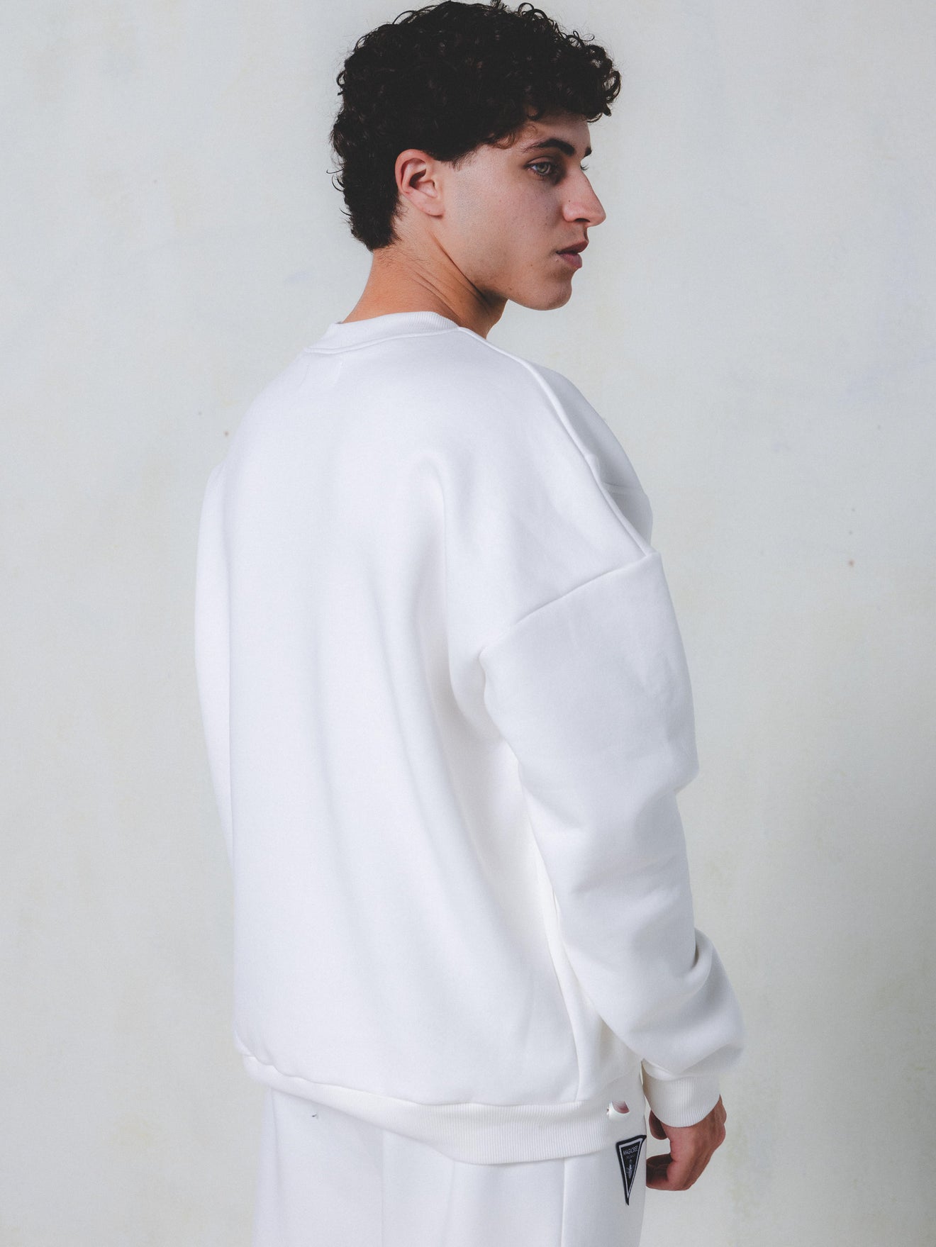 MagicBee Cord Signature Sweatshirt - Off White