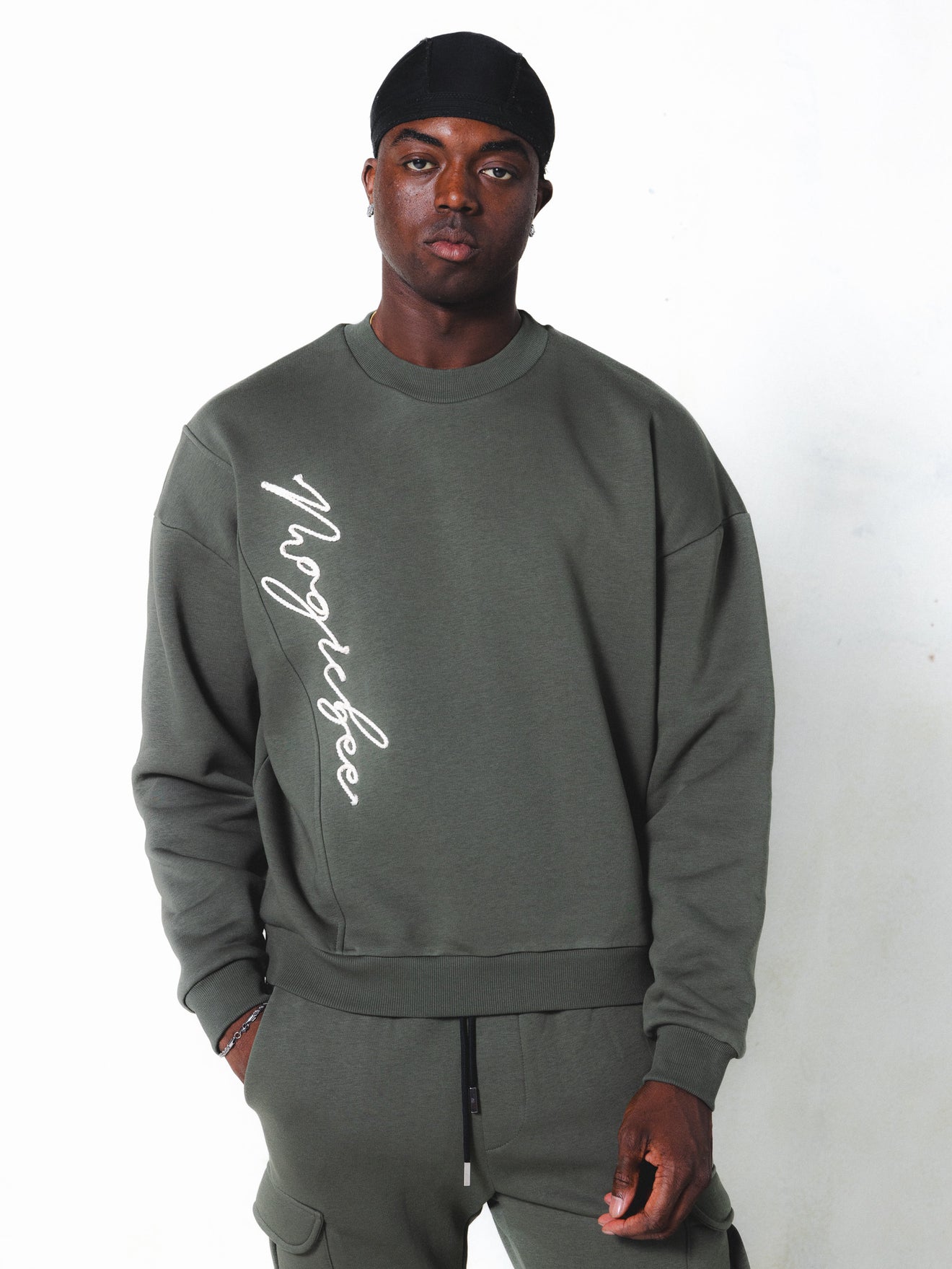 MagicBee Cord Signature Sweatshirt - Khaki