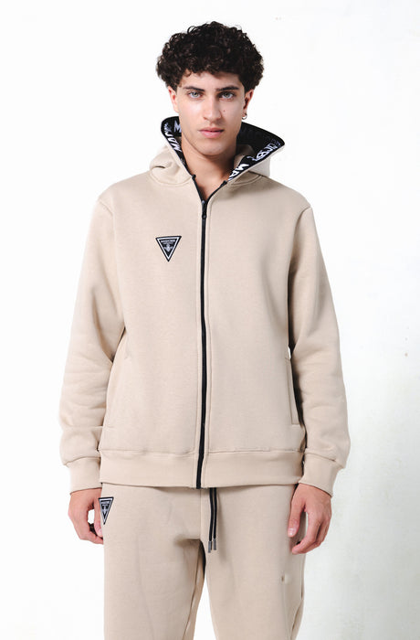 MagicBee Hood Tape Jacket - Beige