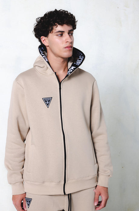 MagicBee Hood Tape Jacket - Beige