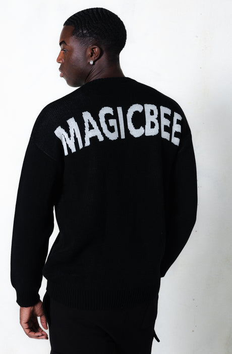 MagicBee Unisex Knit Sweater Logo - Black (Limited Edition)