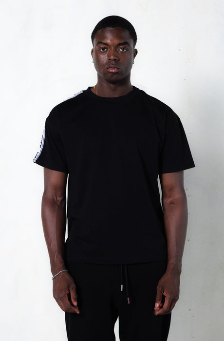 MagicBee Side Tape Tee - Black