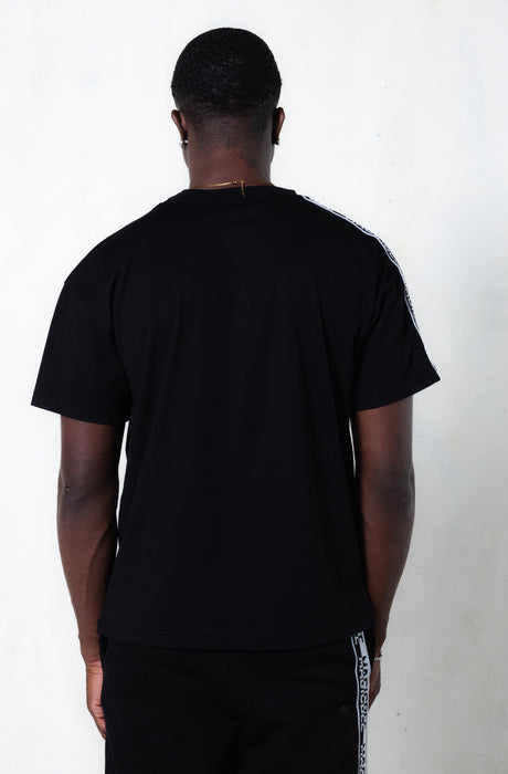 MagicBee Side Tape Tee - Black